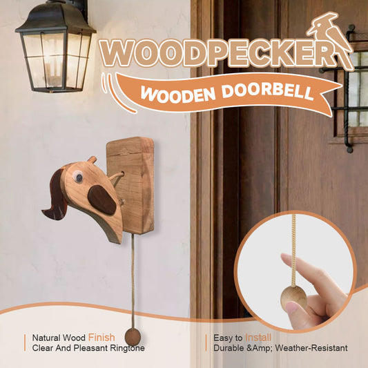 Creative Woodpecker Doorbell